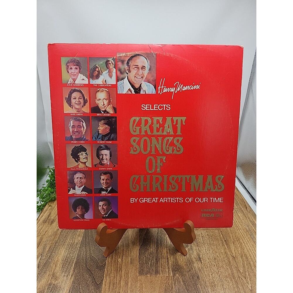 Henry Mancini Selects Great Songs of Christmas LP Vinyl Record Album